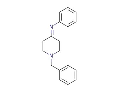 N-(1-benzylpiperidin-4-ylidene)aniline